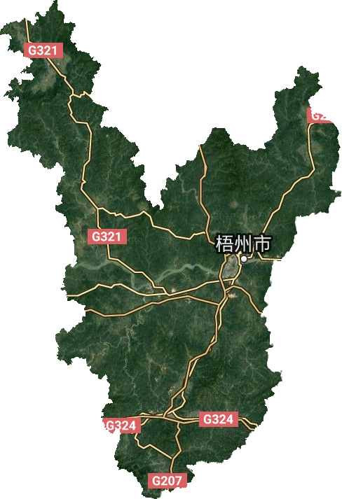 梧州市地图数据资源,梧州市地图数据