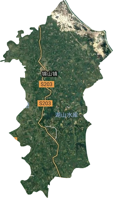 锦山镇卫星图