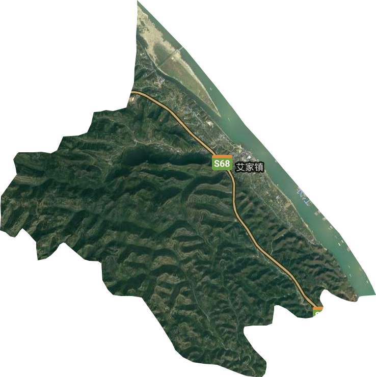 艾家镇卫星图