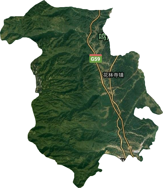 花林寺镇卫星图