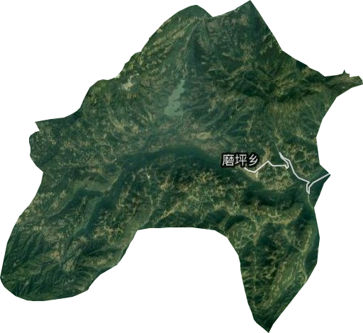 磨坪乡卫星图