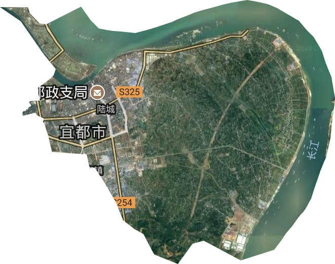 陆城街道卫星图