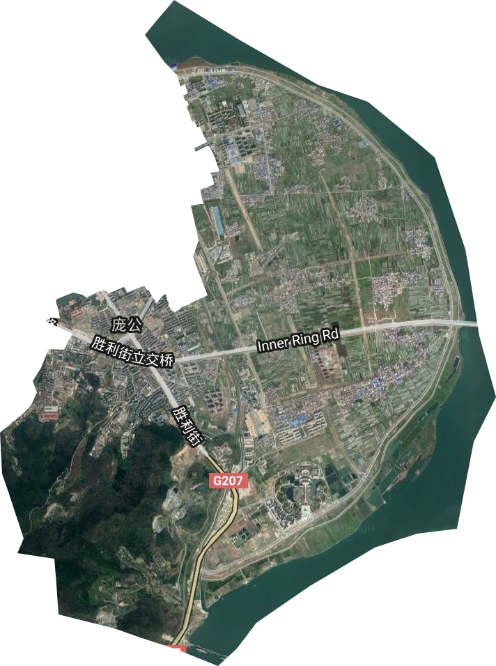 庞公街道卫星图