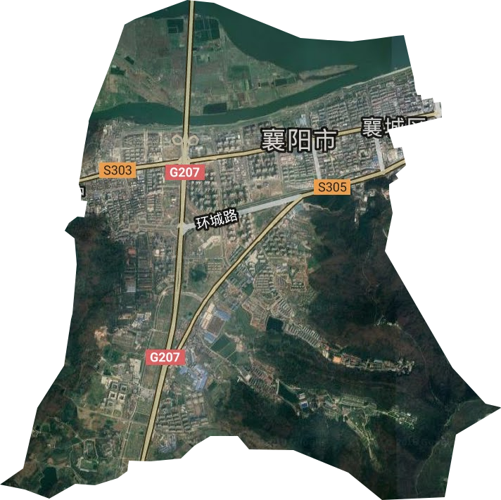 檀溪街道卫星图