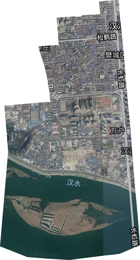 汉江街道卫星图