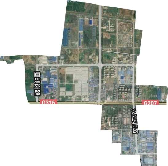 高新区高新技术产业园卫星图