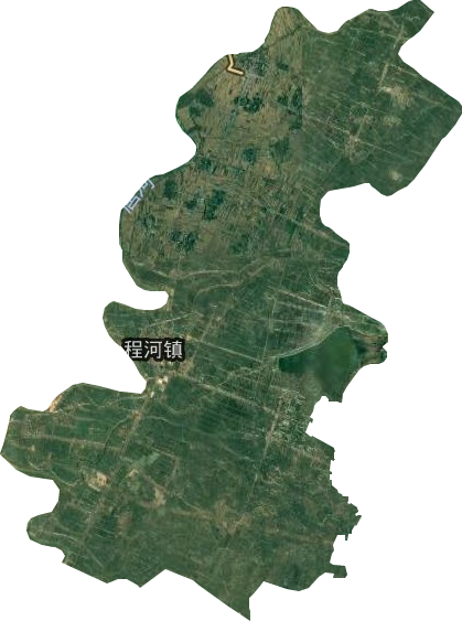 程河镇卫星图