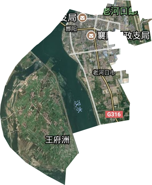 酂阳街道卫星图