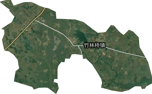 竹林桥镇卫星图