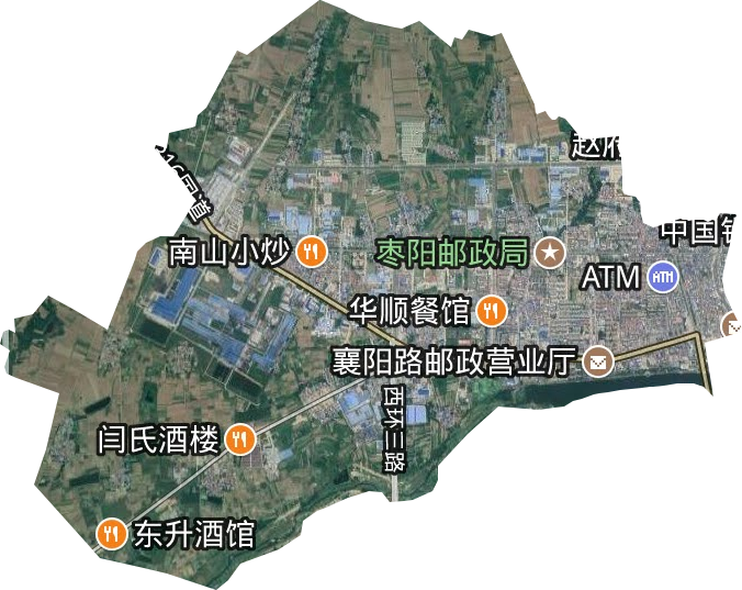 枣阳经济开发区卫星图