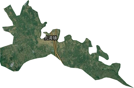 孔湾镇卫星图
