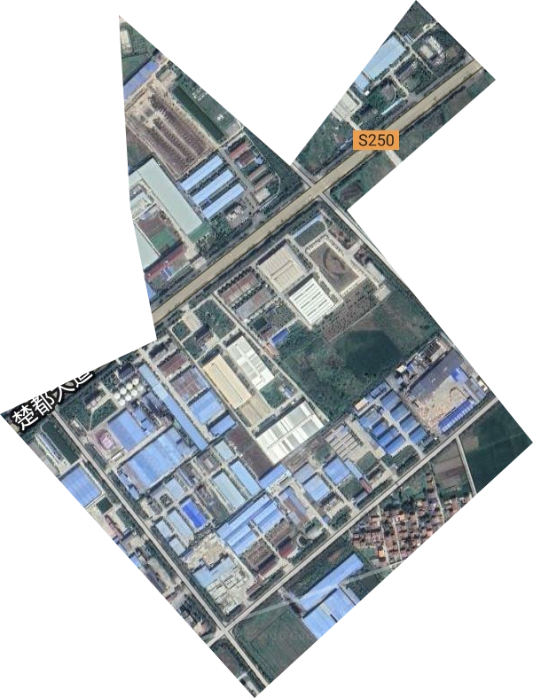 宜城经济开发区卫星图