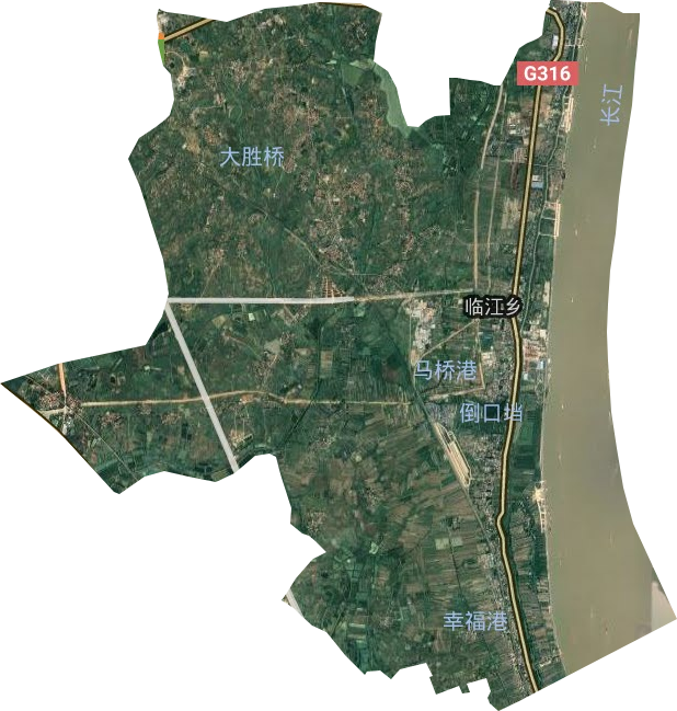 临江乡卫星图