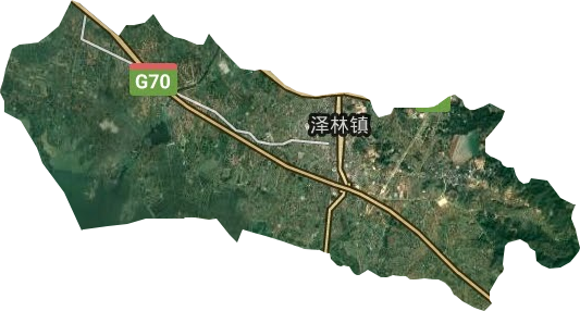 泽林镇卫星图