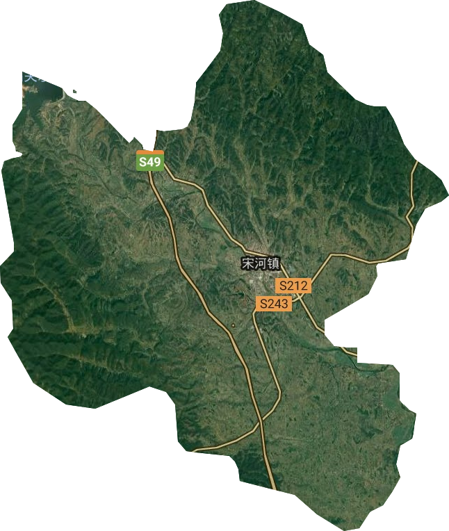 宋河镇卫星图
