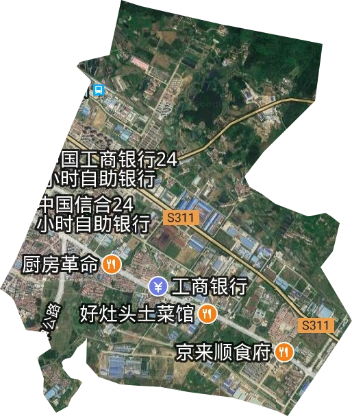 开发区（镇）卫星图