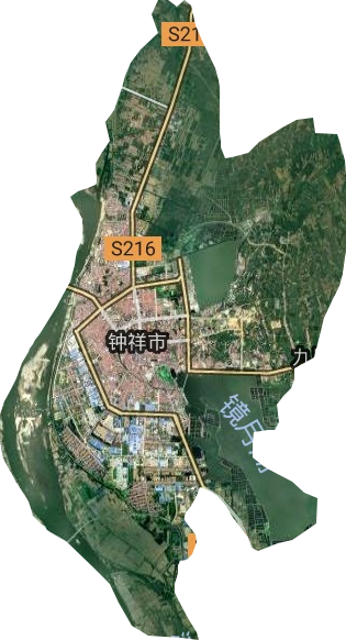 郢中街道卫星图