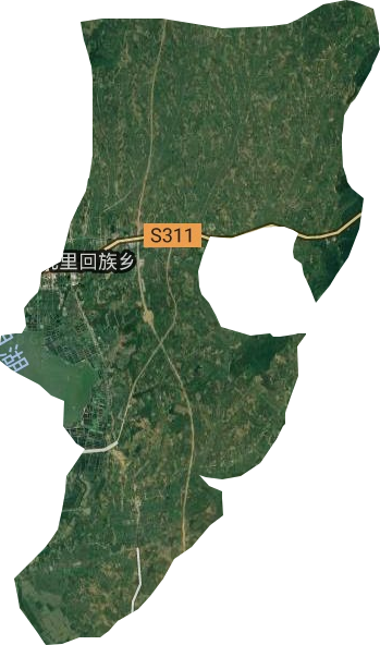 九里乡卫星图