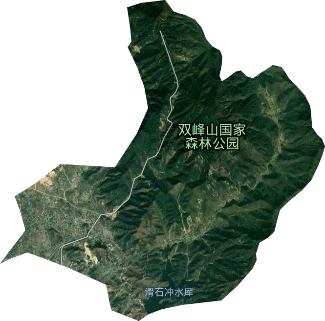 双峰山旅游渡假区卫星图