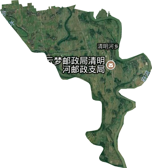 清明河乡卫星图