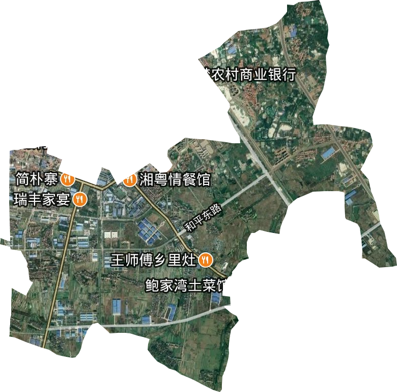 县经济开发区卫星图