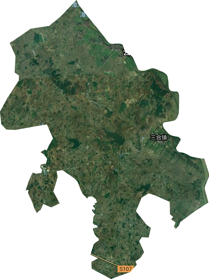 三合镇卫星图