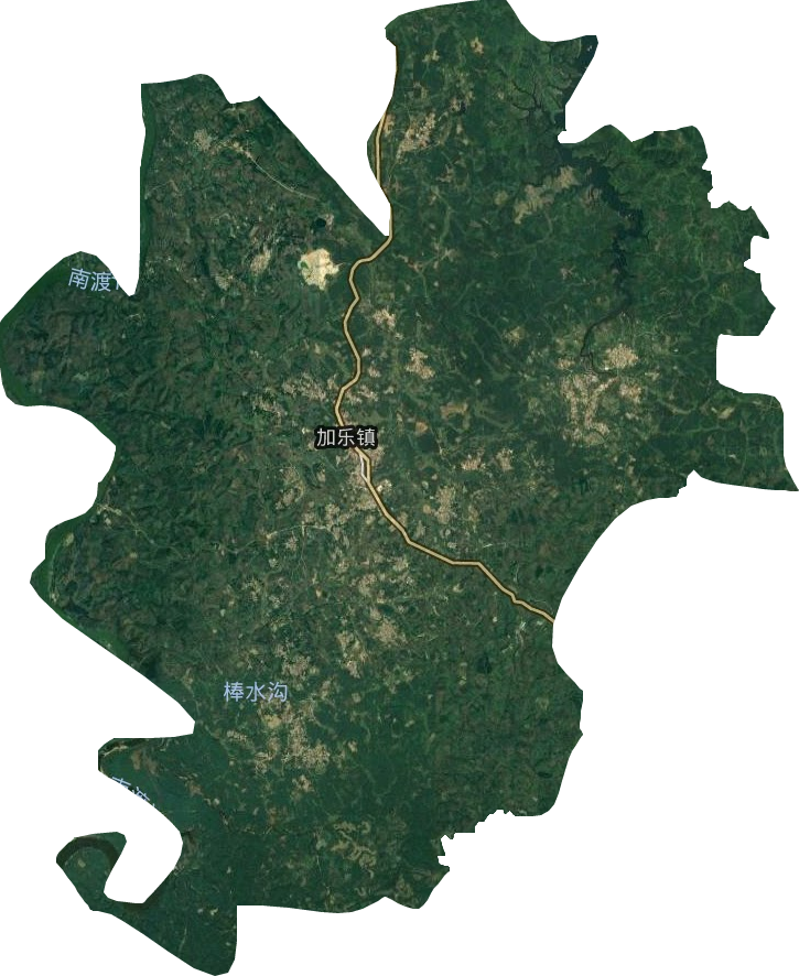 加乐镇卫星图
