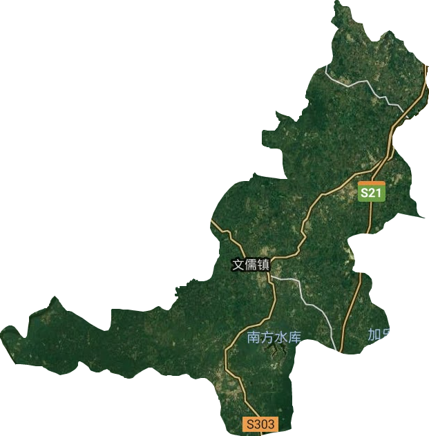 文儒镇卫星图