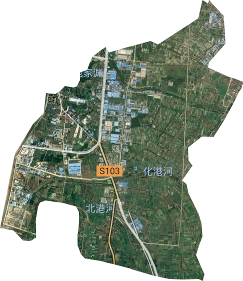 沙市农场卫星图