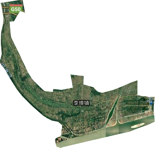 李埠镇卫星图