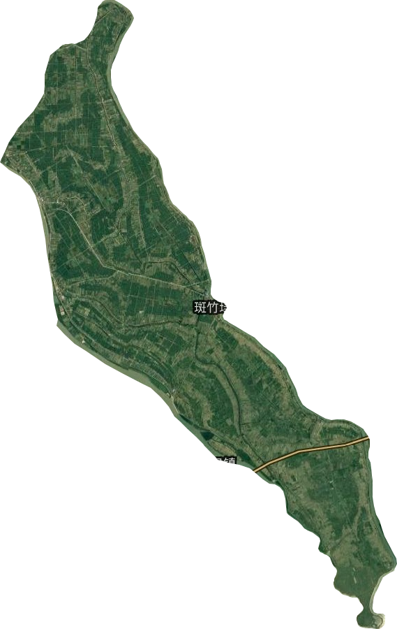 斑竹垱镇卫星图