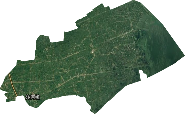 汴河镇卫星图