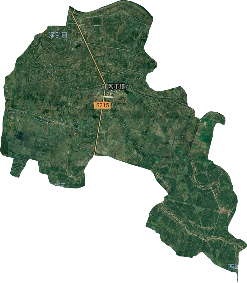 网市镇卫星图