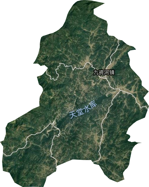 九资河镇卫星图