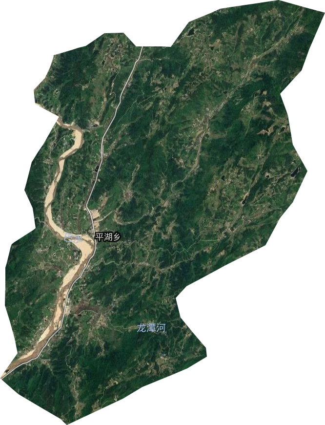平湖乡卫星图