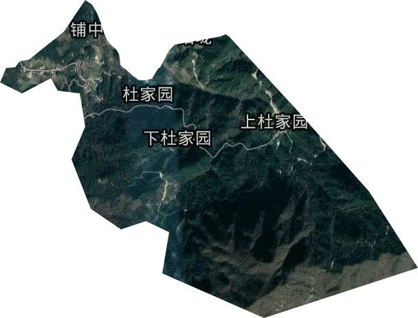 五峰山林场卫星图