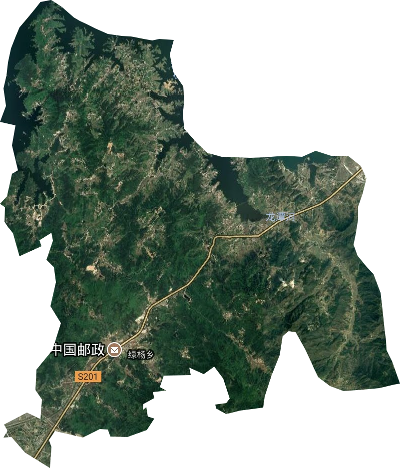绿杨乡卫星图