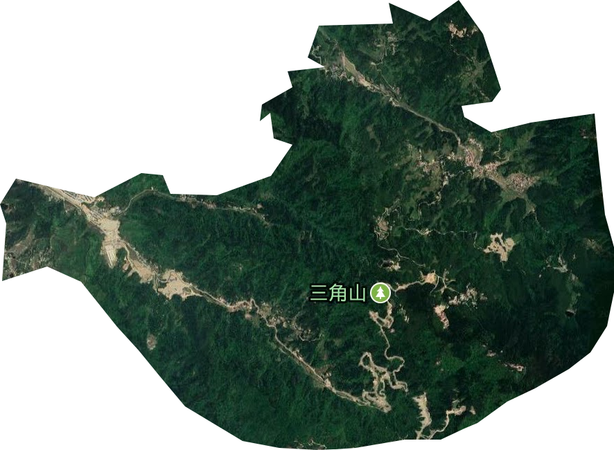 三角山林场卫星图