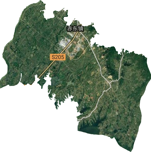 赤东镇卫星图