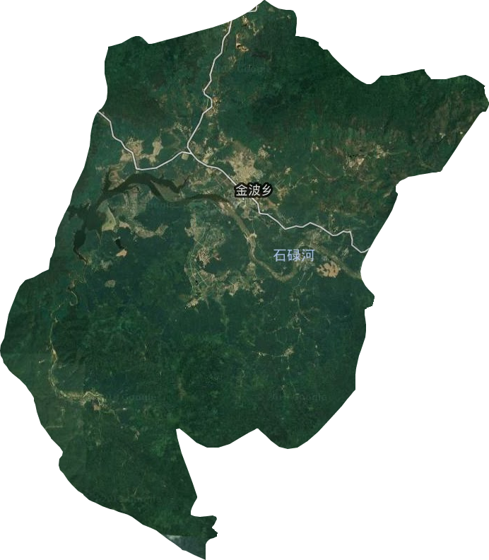 金波乡卫星图