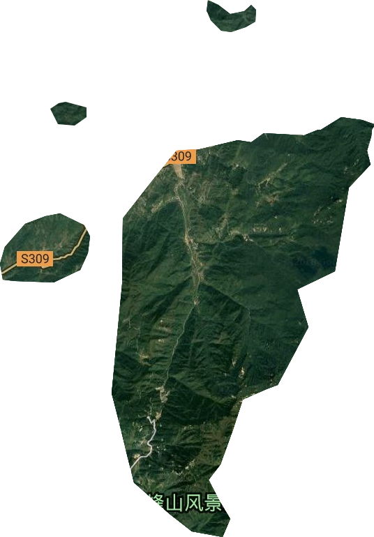 龟山风景区管理处卫星图