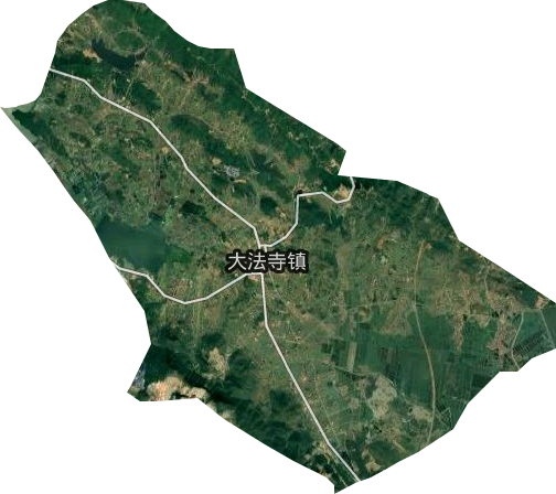 大法寺镇卫星图