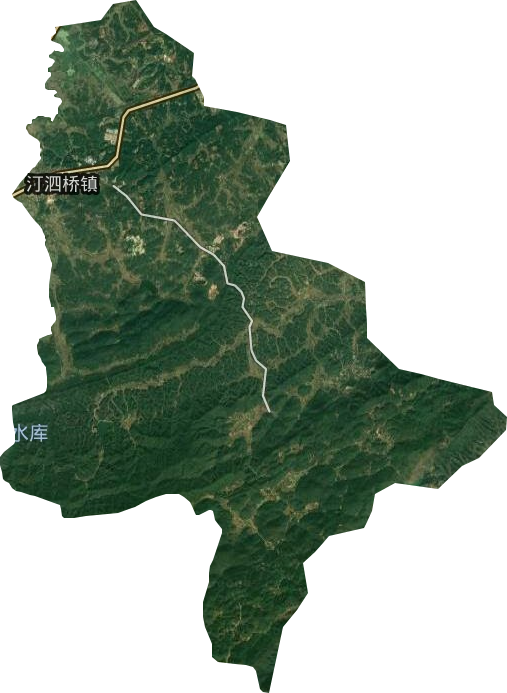 汀泗桥镇卫星图