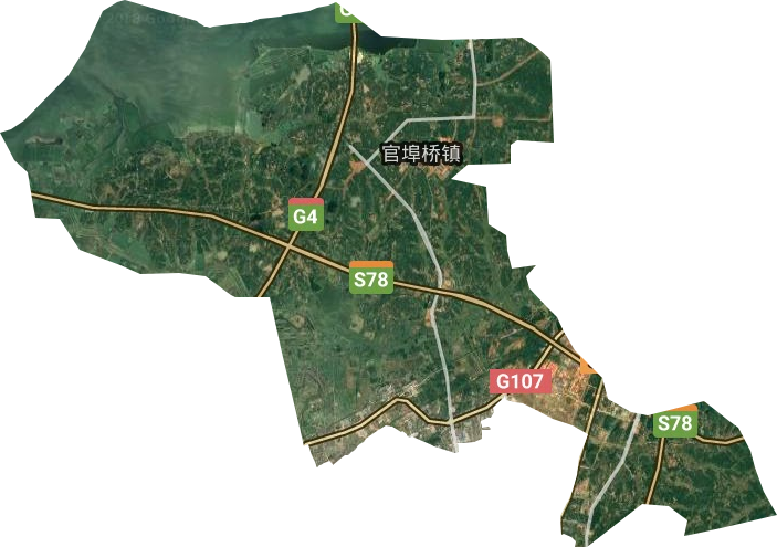 官埠桥镇卫星图
