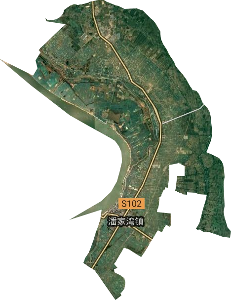 潘家湾镇卫星图