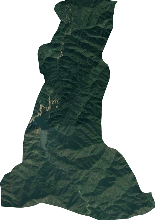 鹿角山林场卫星图