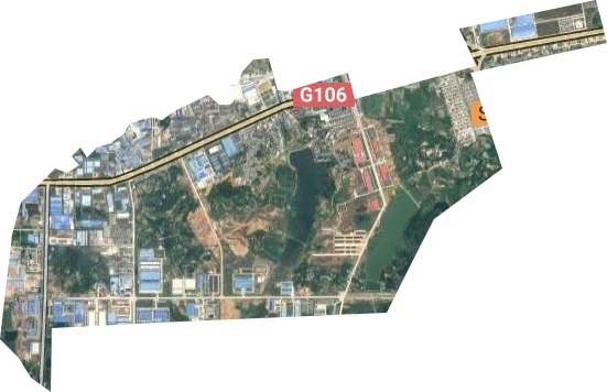 崇阳县工业园区卫星图