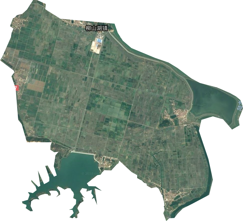 柳山湖镇卫星图