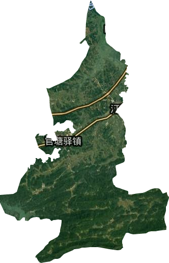 官塘驿镇卫星图