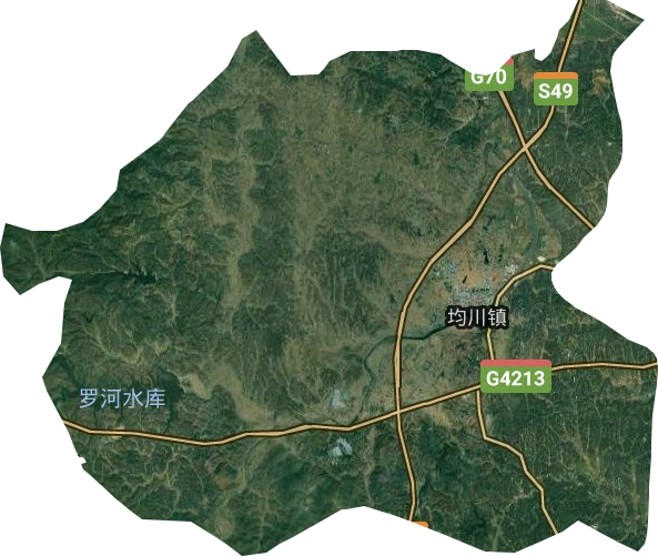 均川镇卫星图